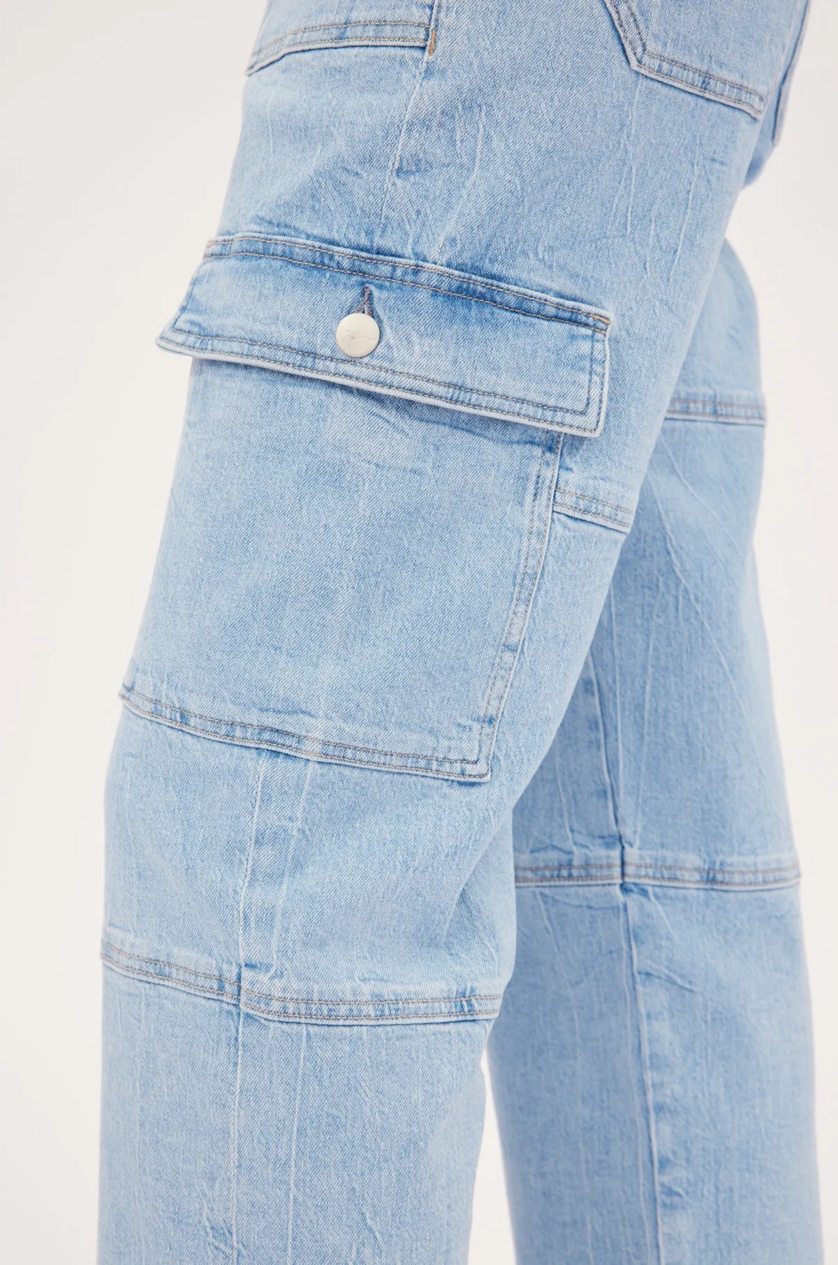 GLA - RELAXED CARGO JEANS | MALIBU
