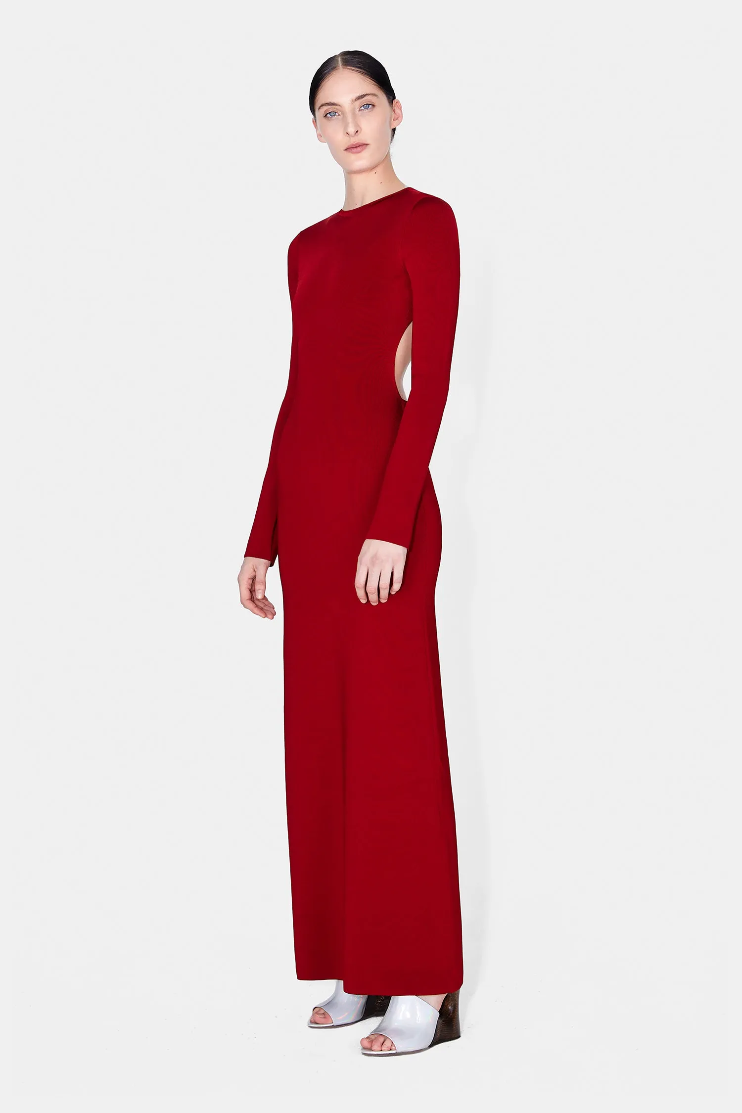 Globe Chain Vega Dress - Rouge Piaf