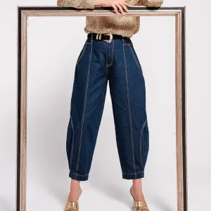 High Rise Balloon Jeans