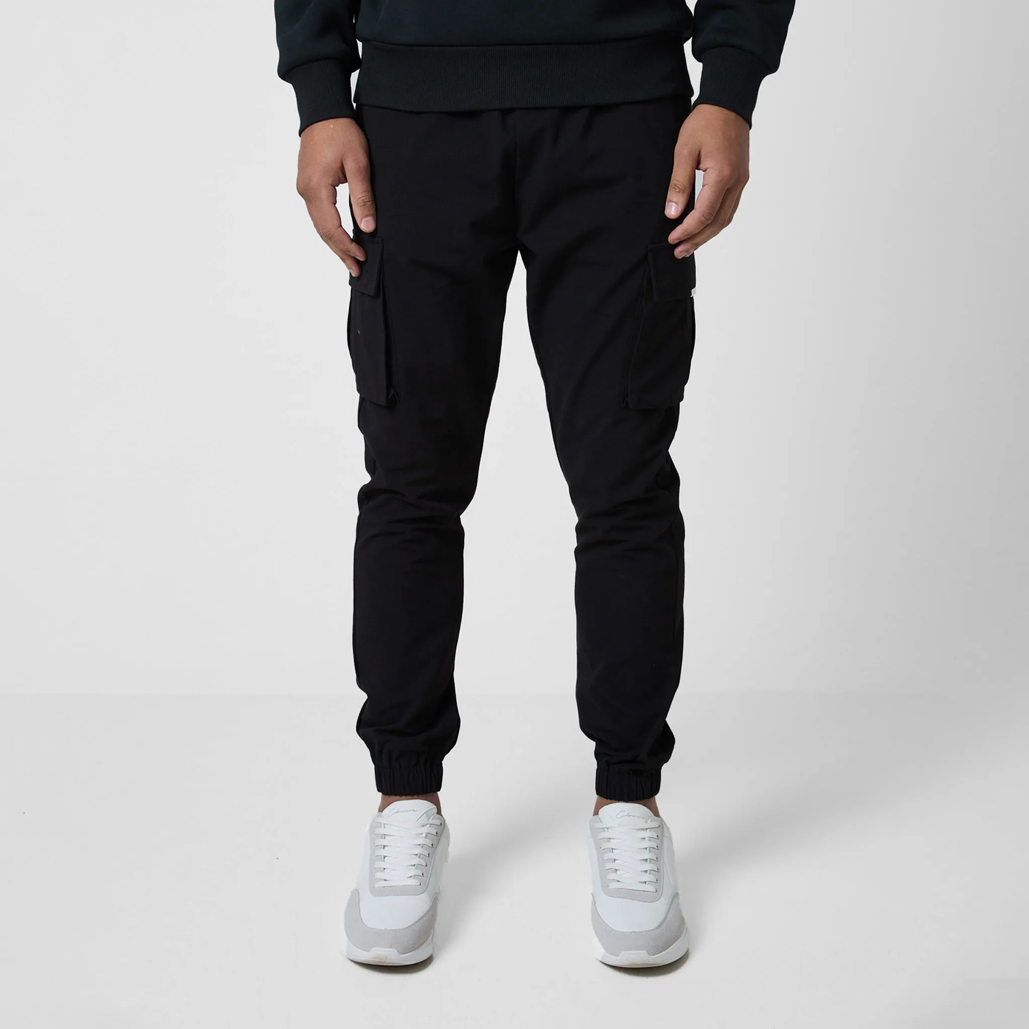 Hoodie & Cargo Pant Set | Black
