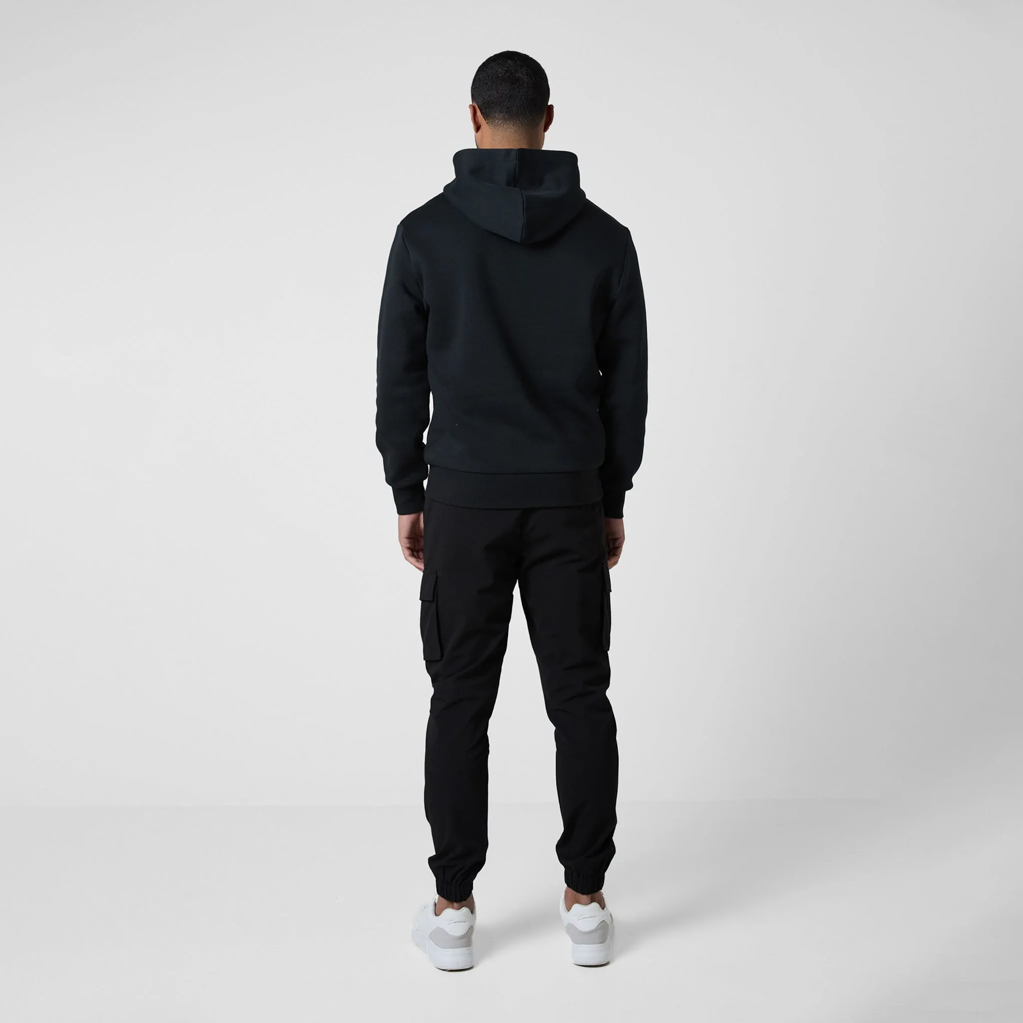 Hoodie & Cargo Pant Set | Black