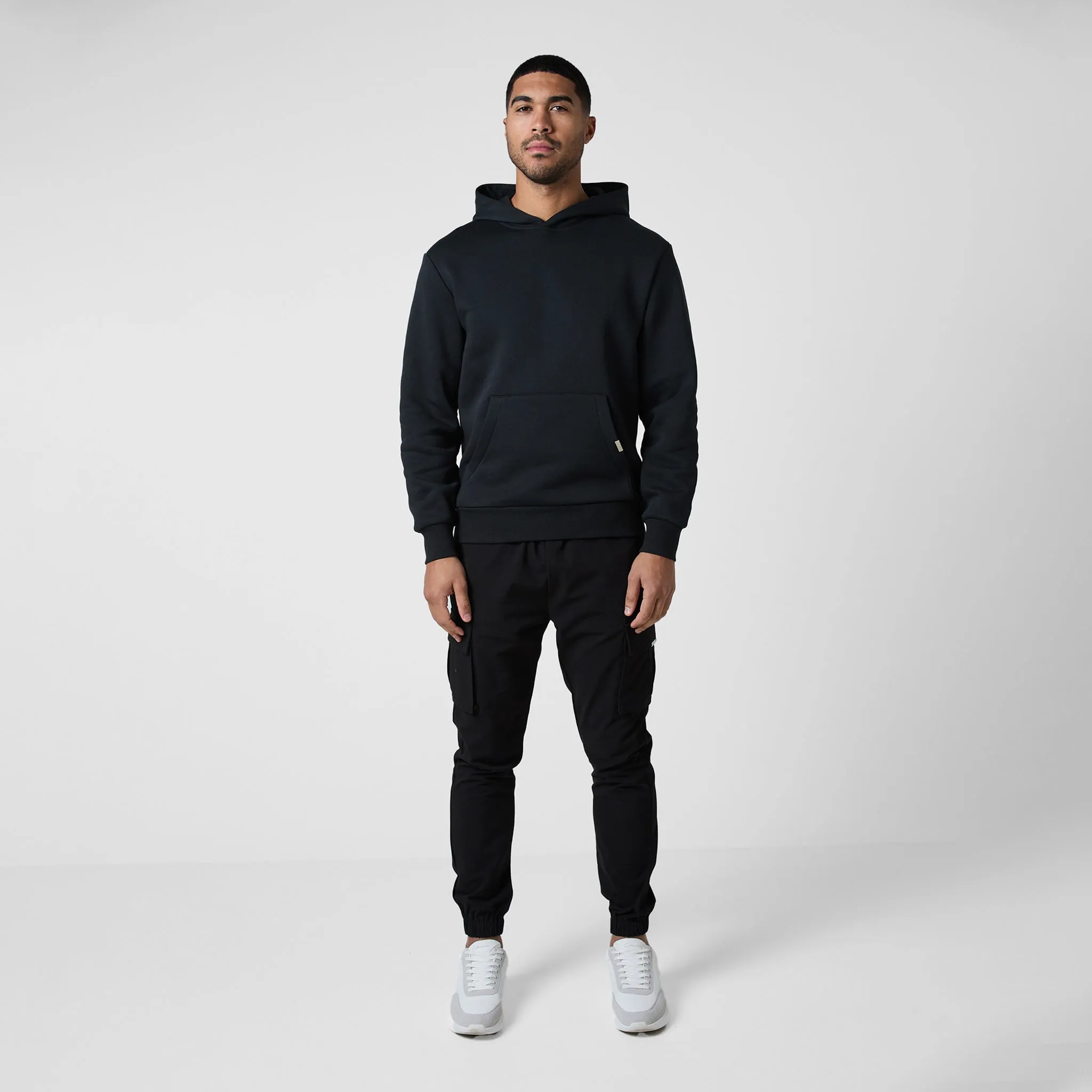 Hoodie & Cargo Pant Set | Black