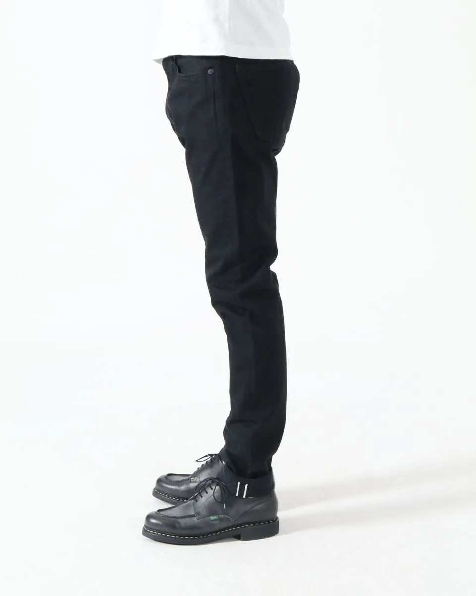 Japan Blue J214 Tapered Fit 14oz Black Selvedge Mens Jeans - Black