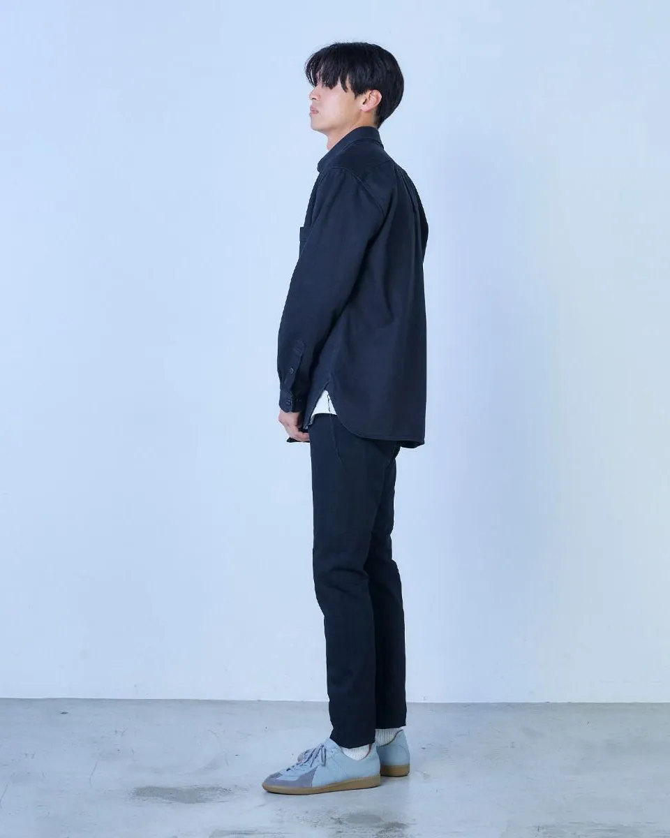 Japan Blue J214 Tapered Fit 14oz Black Selvedge Mens Jeans - Black