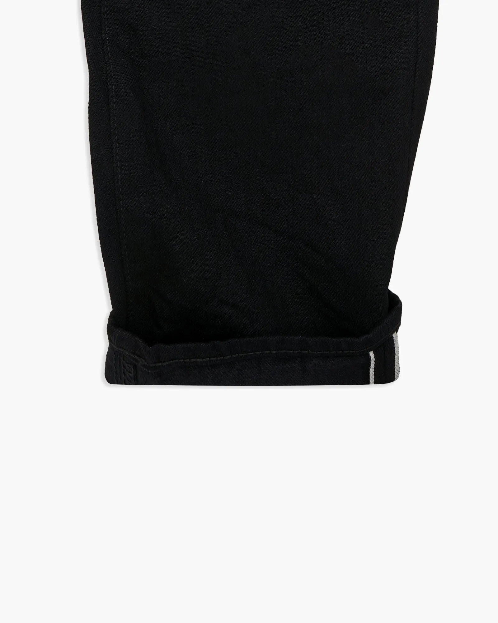 Japan Blue J214 Tapered Fit 14oz Black Selvedge Mens Jeans - Black