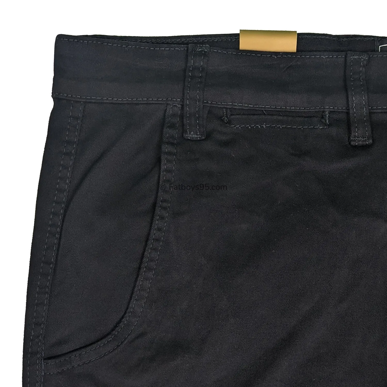 Kam Stretch Modern Chinos - KBS 261 - Black