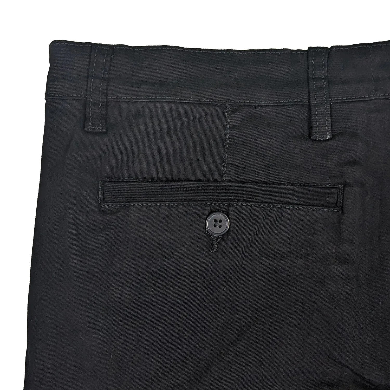 Kam Stretch Modern Chinos - KBS 261 - Black