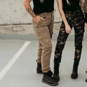 LARA CAMO - Women's Motorcycle Cargo Trousers