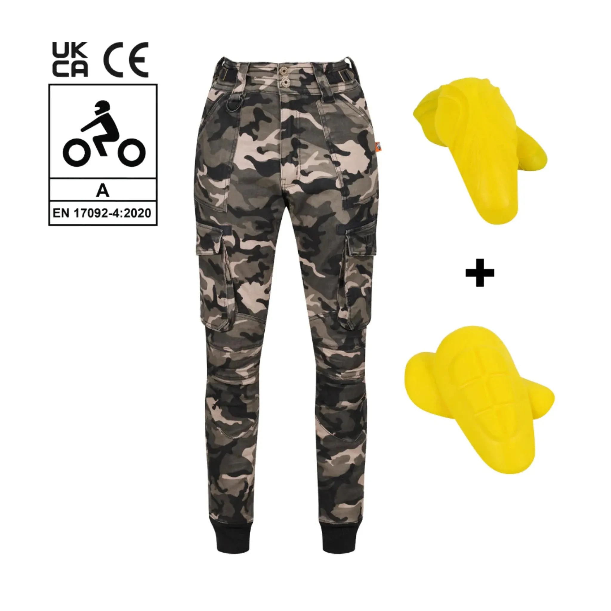LARA CAMO - Women's Motorcycle Cargo Trousers