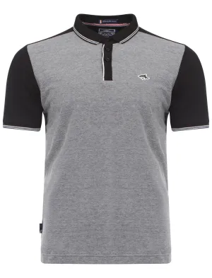 Le Shark Brewer black polo shirt