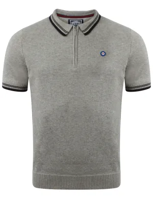 Le Shark Parker Grey Knitted Polo