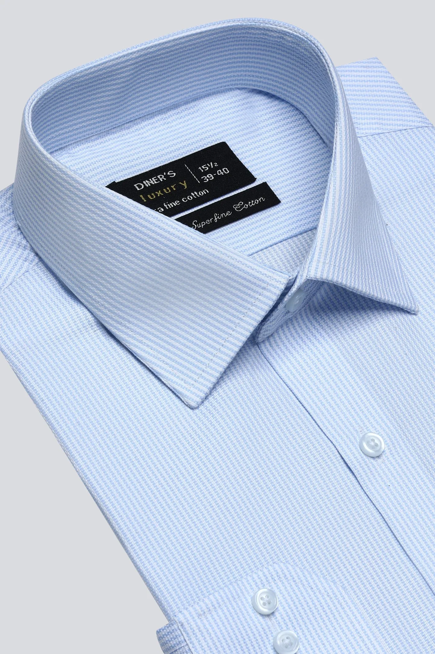 Light Blue Stripe Formal Shirt