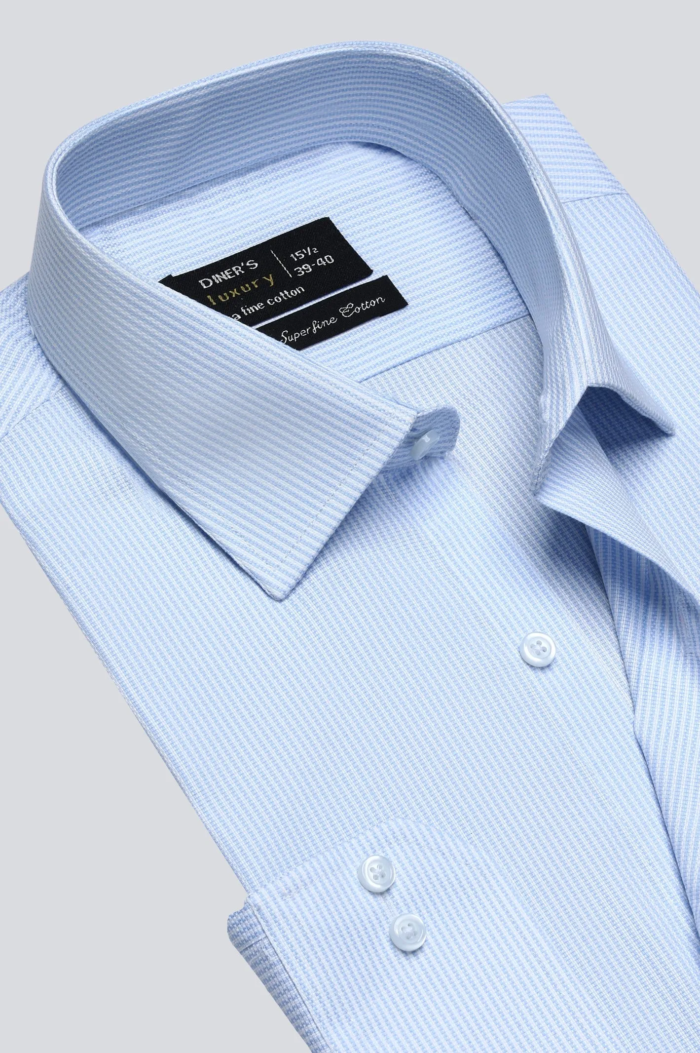 Light Blue Stripe Formal Shirt