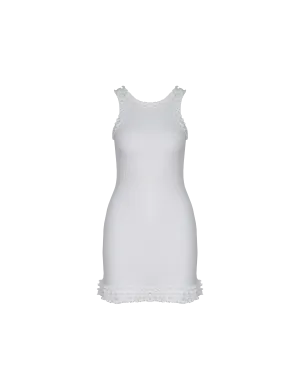LOLLO MINI DRESS WHITE