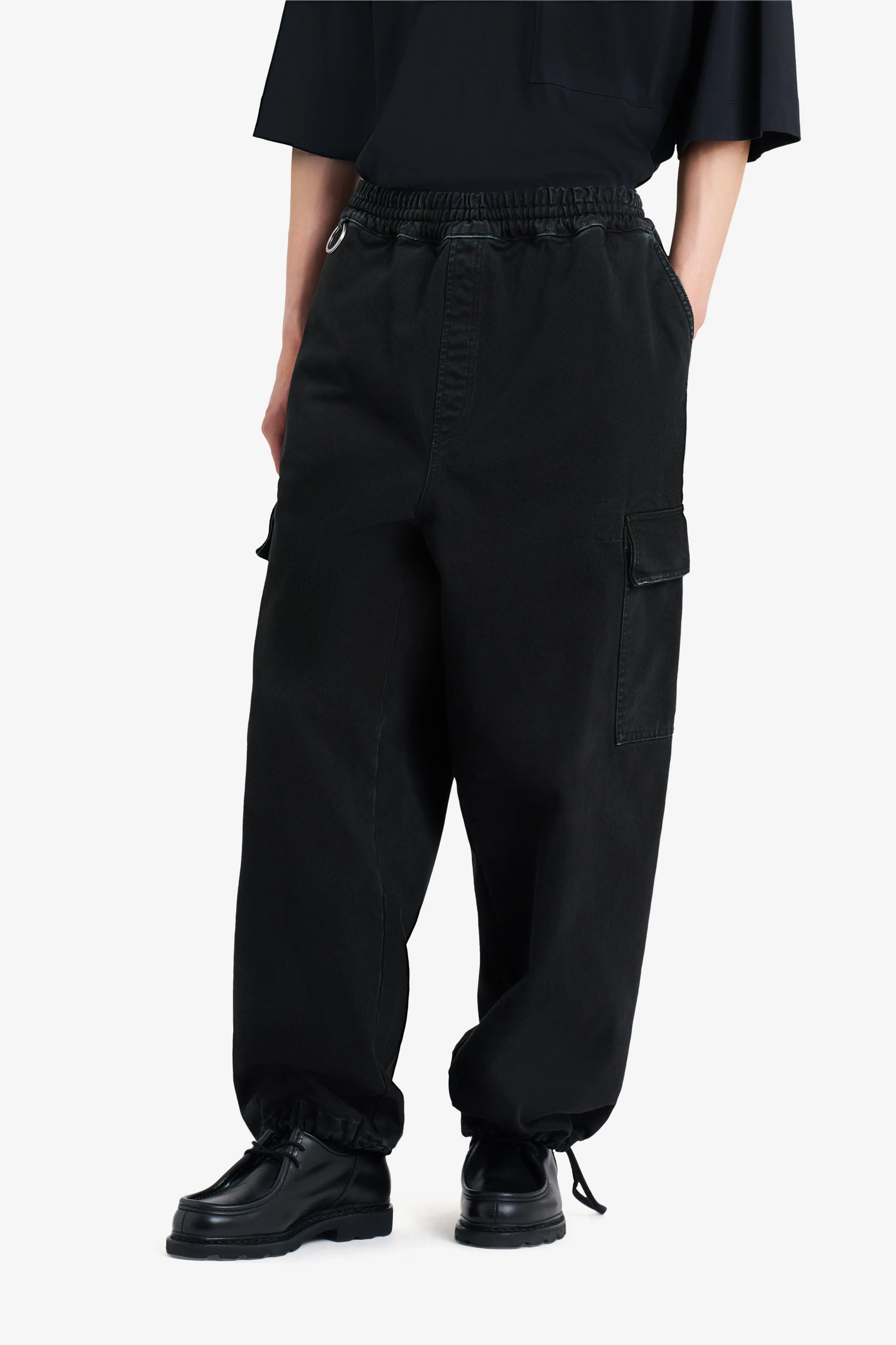 LOOSE CARGO PANT BLACK