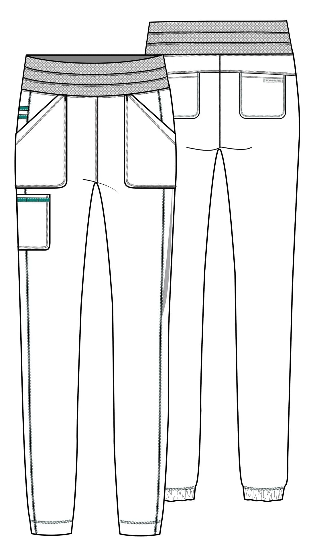 Lumino WW Revolution PETITE Jogger - Inseam 26.5" (67 cm) LD-WW011P