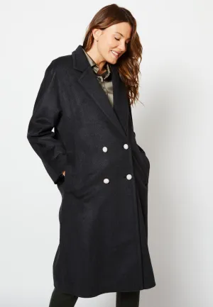 MANTEAU PAULA LAINE CACHEMIRE UPCYCLÉE GRIS