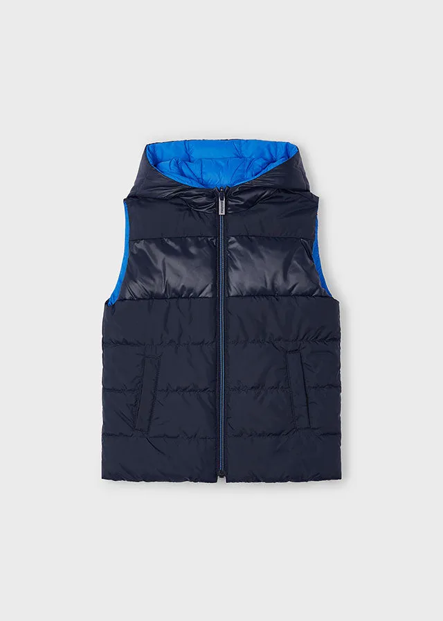 Mayoral 4347 018 - Dark Cerulean Reversible Gilet