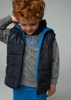 Mayoral 4347 018 - Dark Cerulean Reversible Gilet