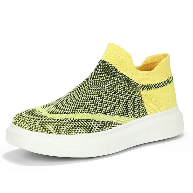 Men Breathable Black Casual Shoes