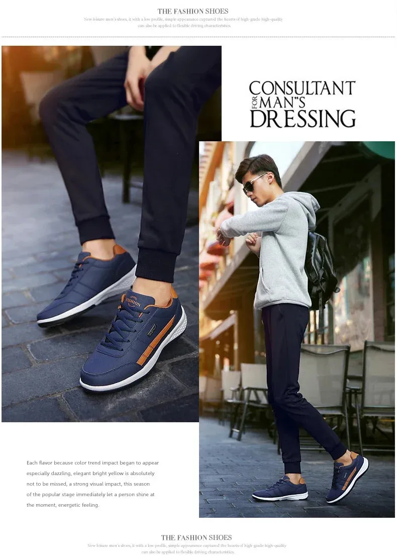 Men Breathable Waterproof Casual Shoes
