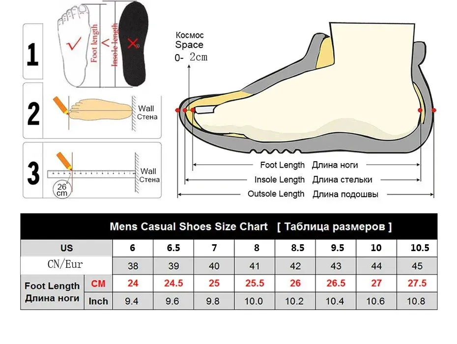 Men Breathable Waterproof Casual Shoes