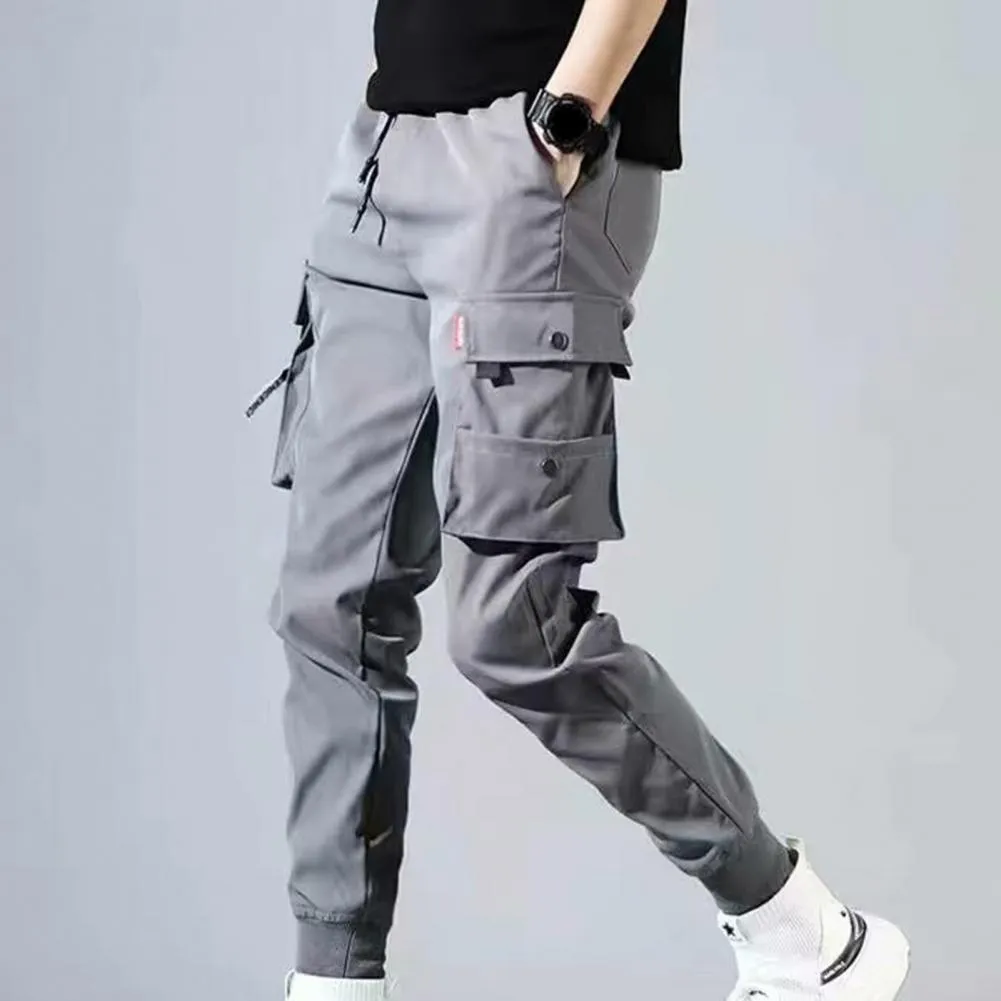Men Cargo Skinny Fit Sweatpants