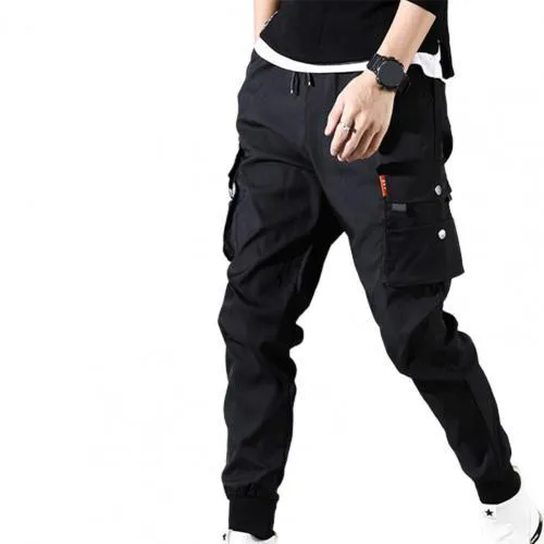 Men Cargo Skinny Fit Sweatpants