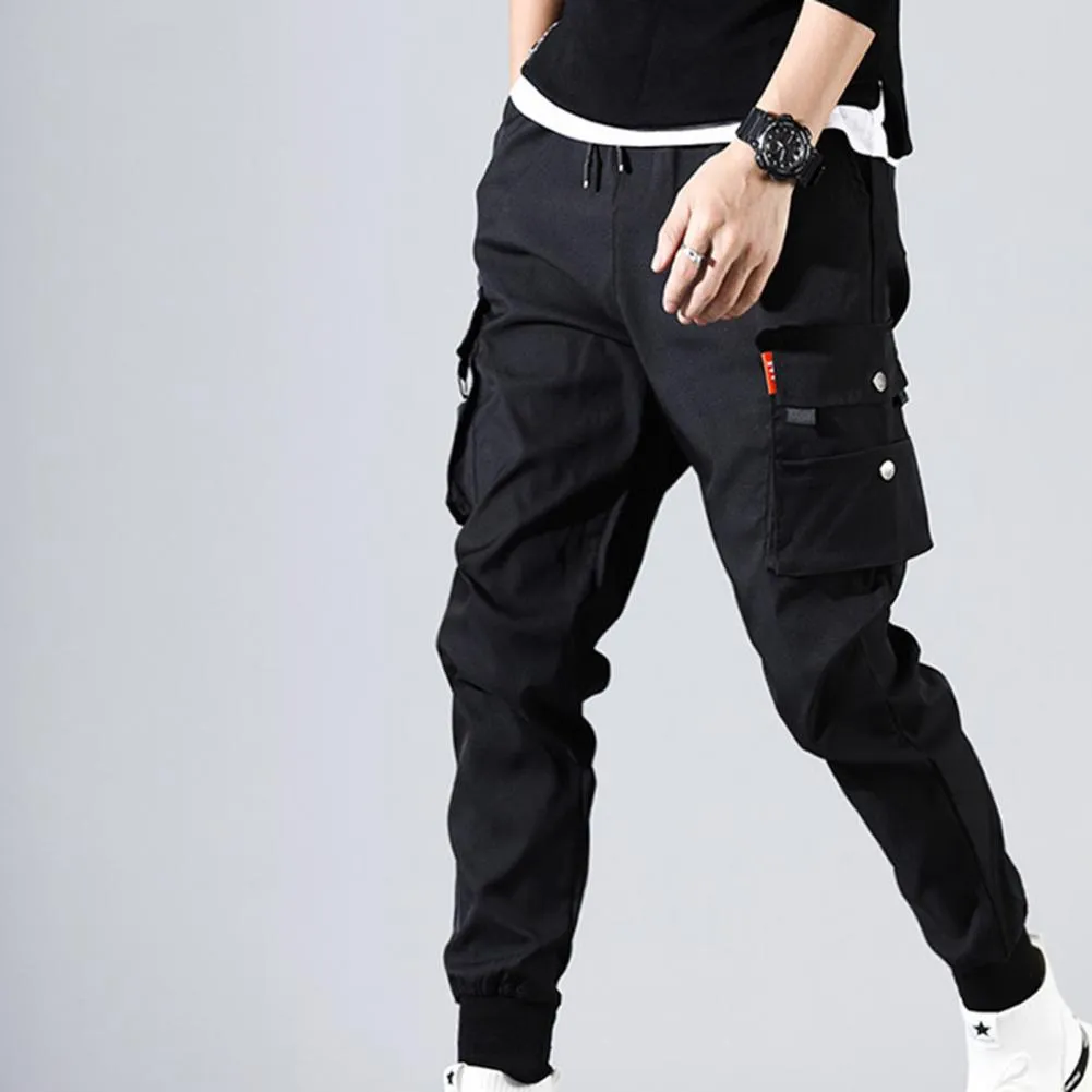 Men Cargo Skinny Fit Sweatpants