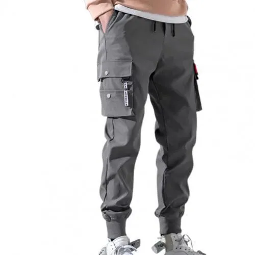 Men Cargo Skinny Fit Sweatpants