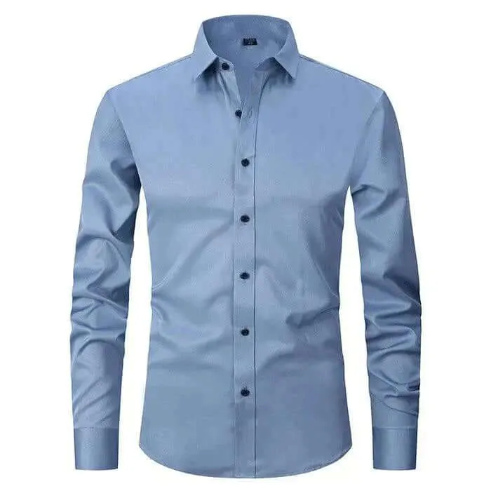 Men's Breathable Stretch Long Sleeve Shirt
