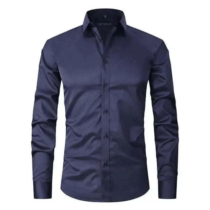 Men's Breathable Stretch Long Sleeve Shirt