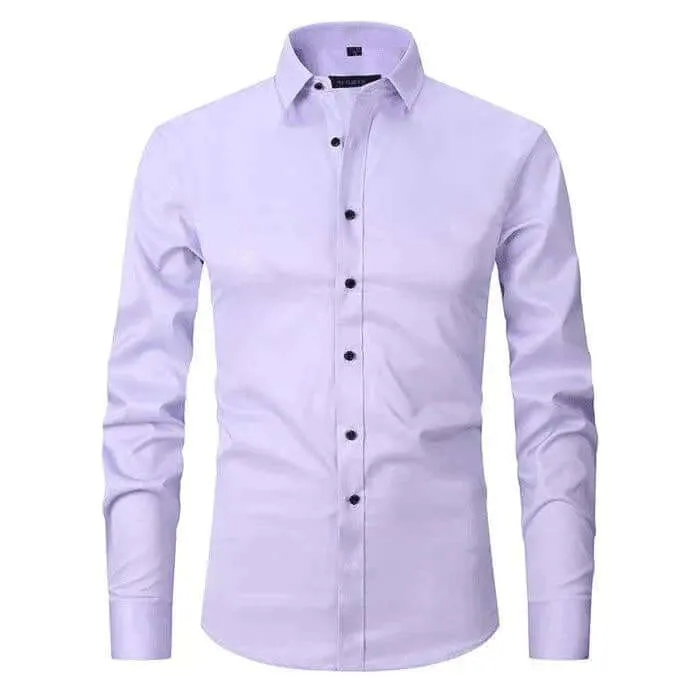 Men's Breathable Stretch Long Sleeve Shirt