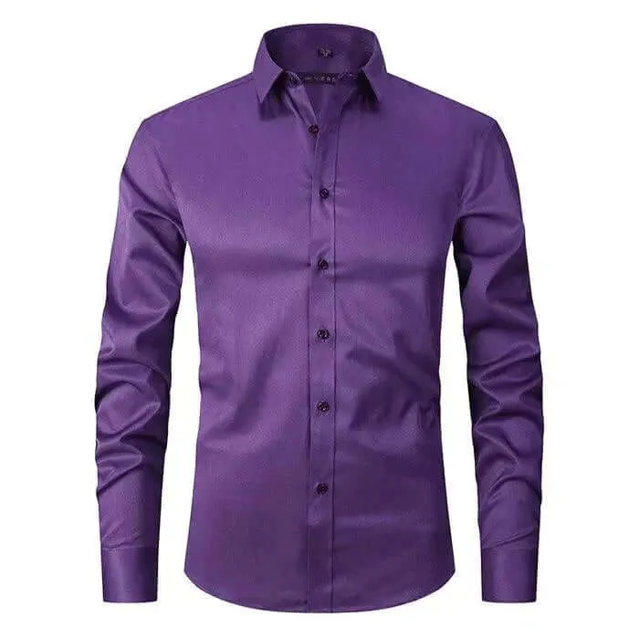 Men's Breathable Stretch Long Sleeve Shirt