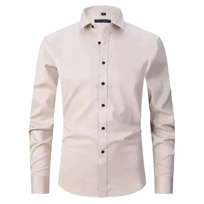 Men's Breathable Stretch Long Sleeve Shirt
