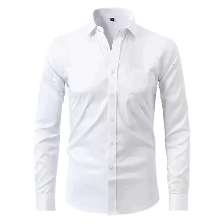 Men's Breathable Stretch Long Sleeve Shirt