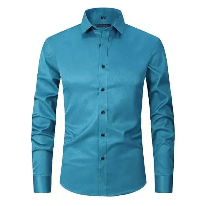 Men's Breathable Stretch Long Sleeve Shirt