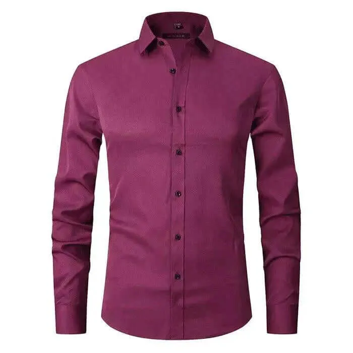 Men's Breathable Stretch Long Sleeve Shirt