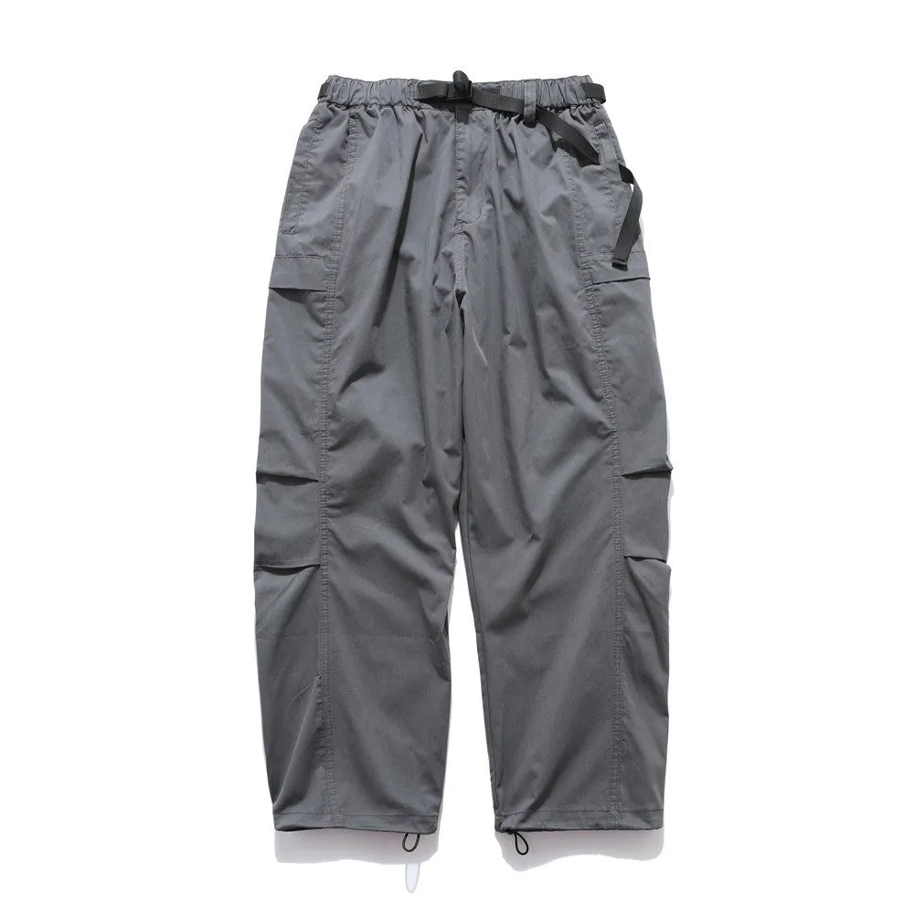 Men's Loose Multi-pocket Overalls With Belt