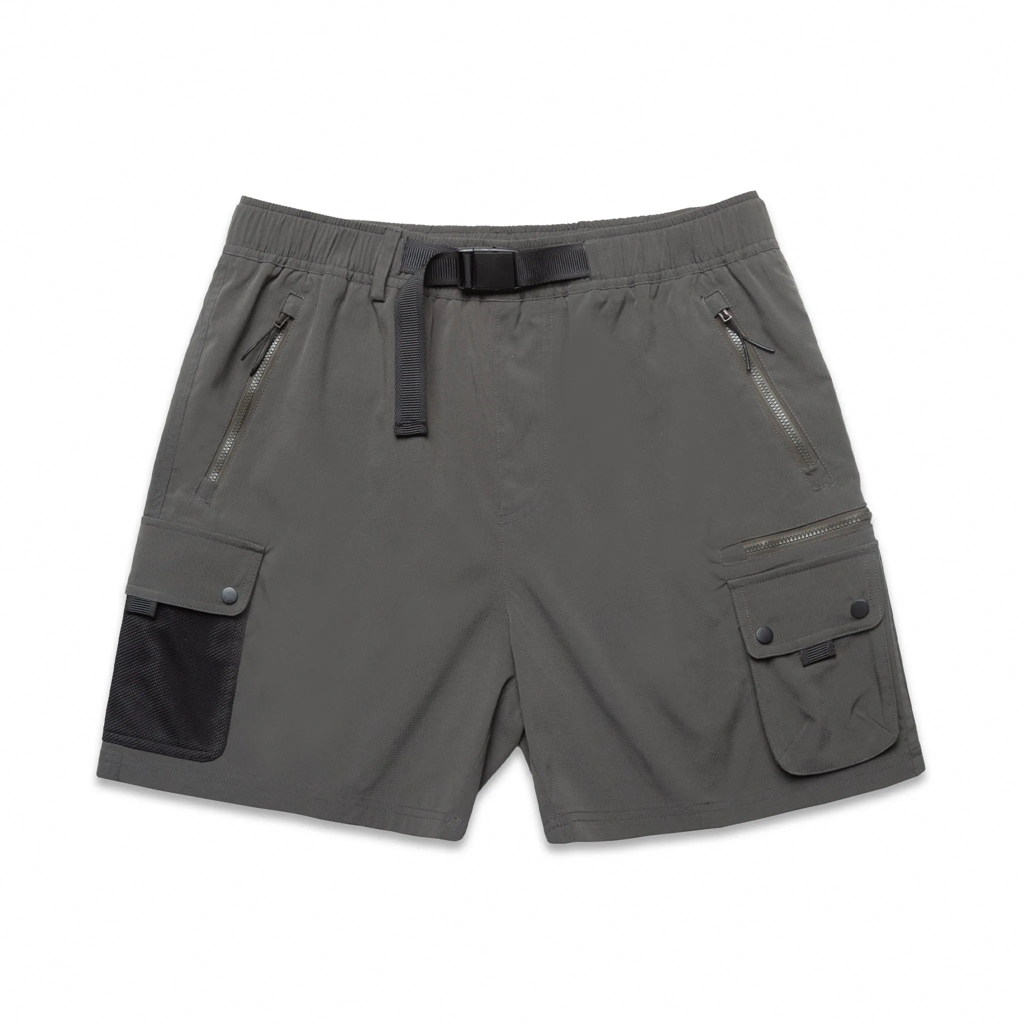 Mesh Pocket Cargo Short | Grey