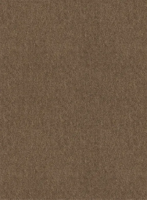 Mid Brown Flannel Wool Danish Style Sports Coat