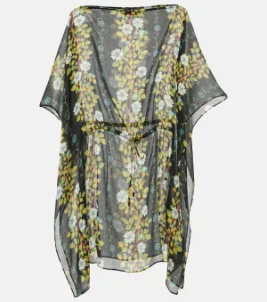 Midi dress with Etro print, black