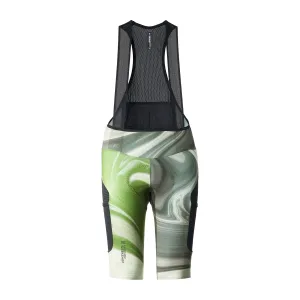 MISSION WORKSHOP Pro Bib Shorts Flow - Gray/Olive