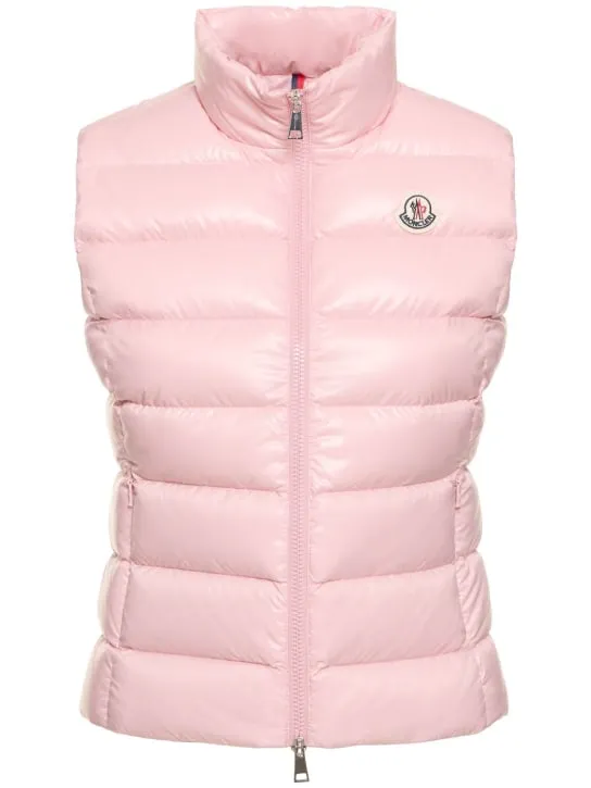 Moncler   Ghany nylon laquè down gilet 