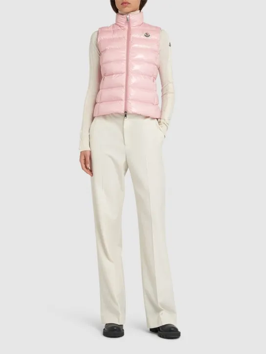 Moncler   Ghany nylon laquè down gilet 