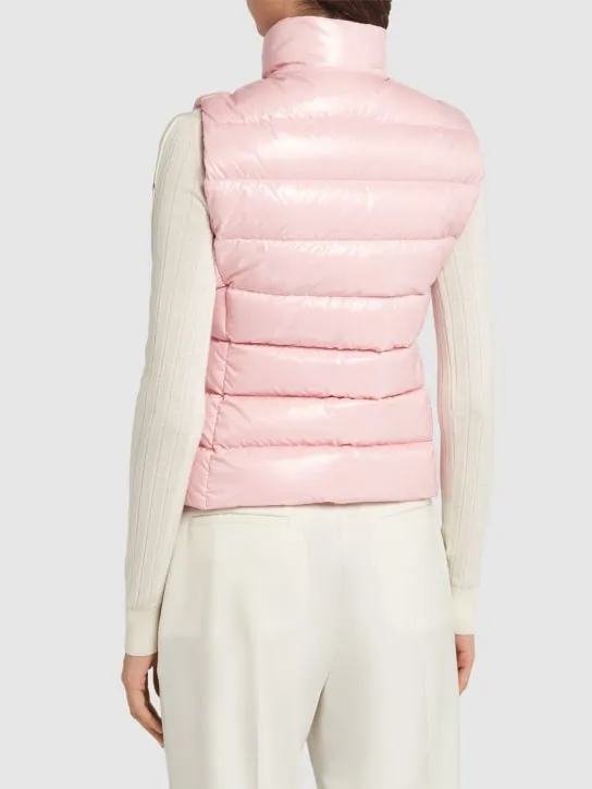 Moncler   Ghany nylon laquè down gilet 