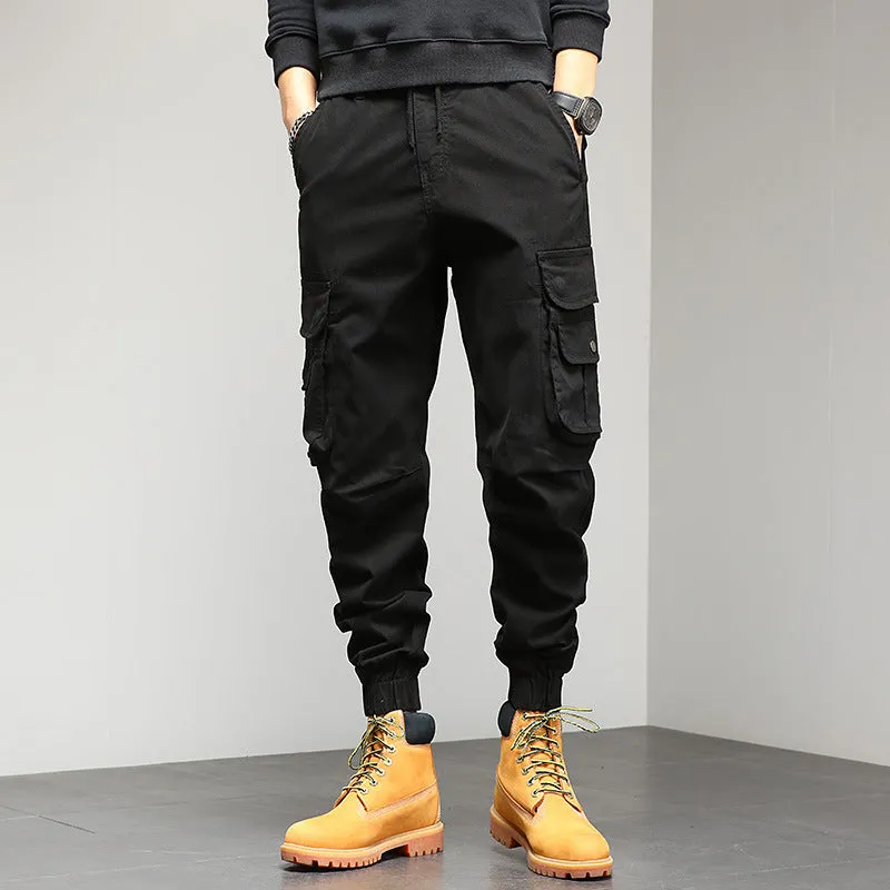 Multi-bag Fashion Brand Casual Pants Men