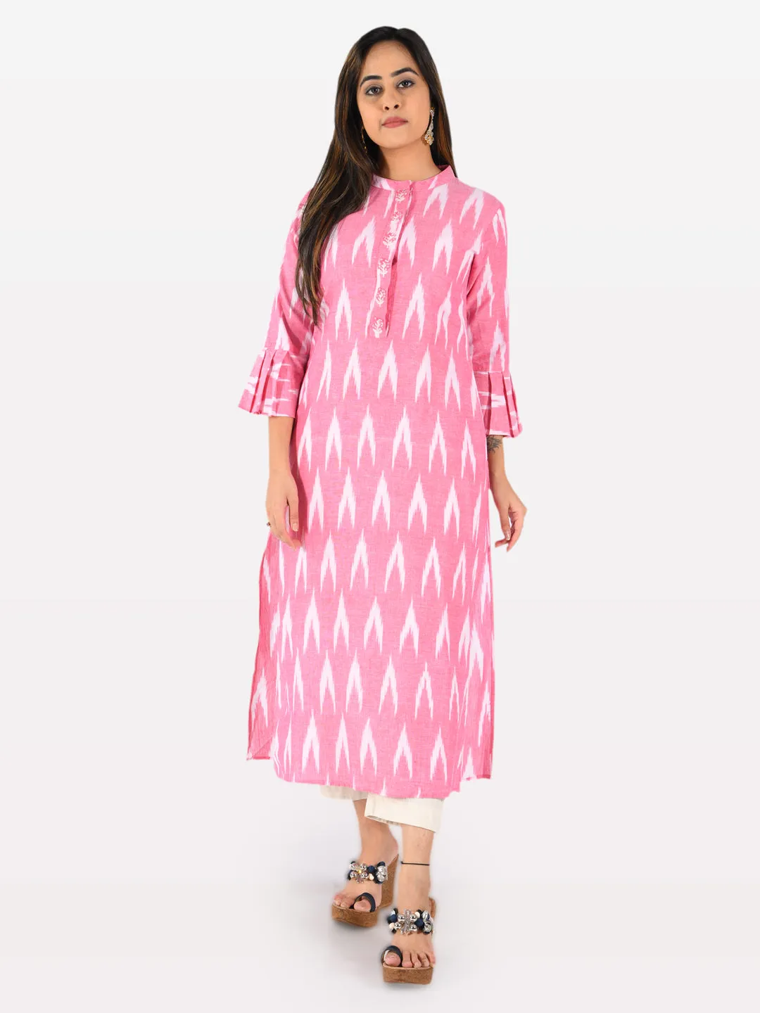 Neeru's Women Pink Color Flex Fabric Tunic "48"