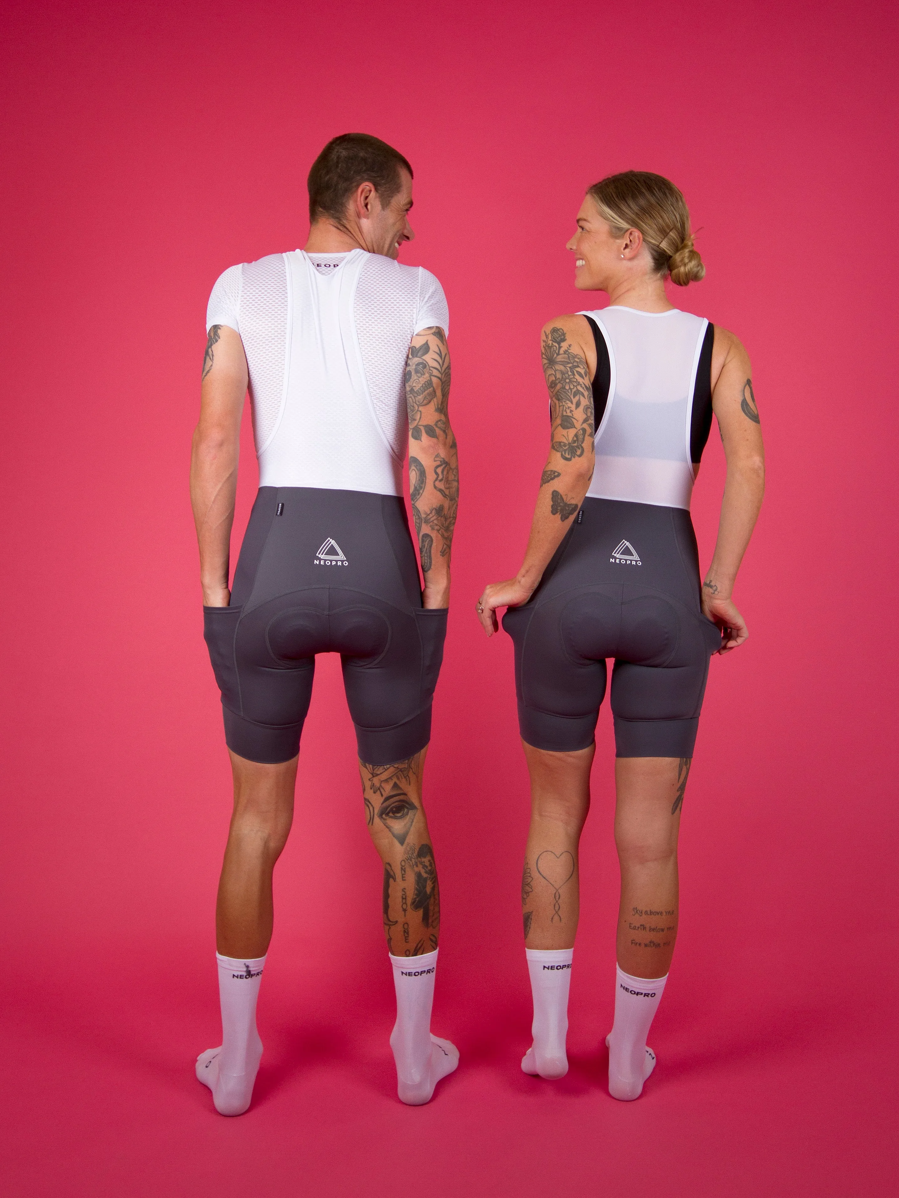 NeoPro Grey Cargo Bibs - RESTOCKED