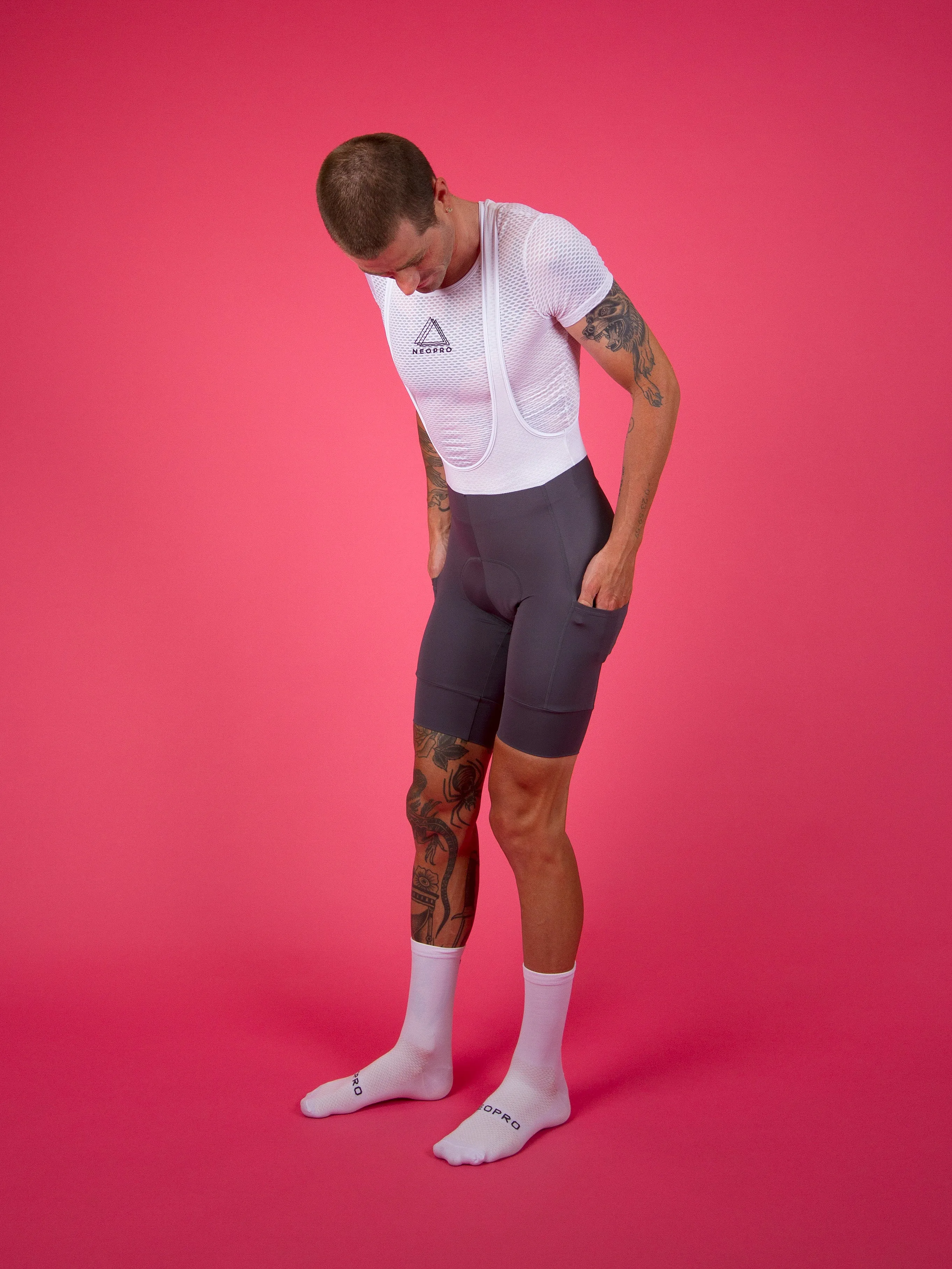 NeoPro Grey Cargo Bibs - RESTOCKED